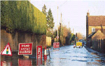 groundwater flooding in Compton, Berkshire in winter 2000/01