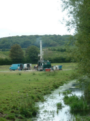 LOCAR drilling site in the Pang catchment
