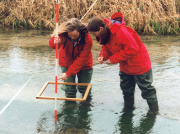 mapping vegetation in a river